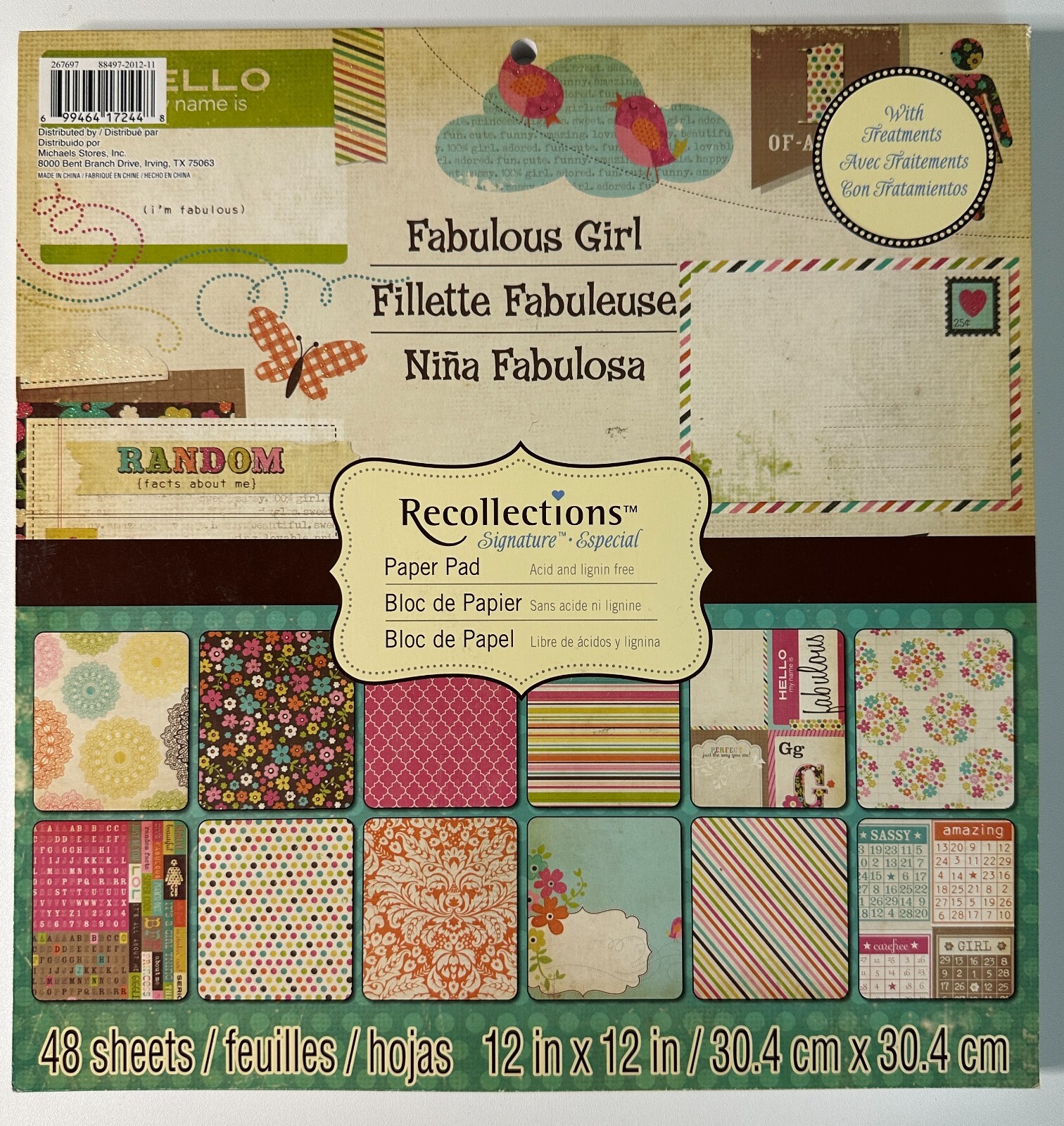 Recollections 12 x 12 Paper Pad Multiple Variations-You Choose