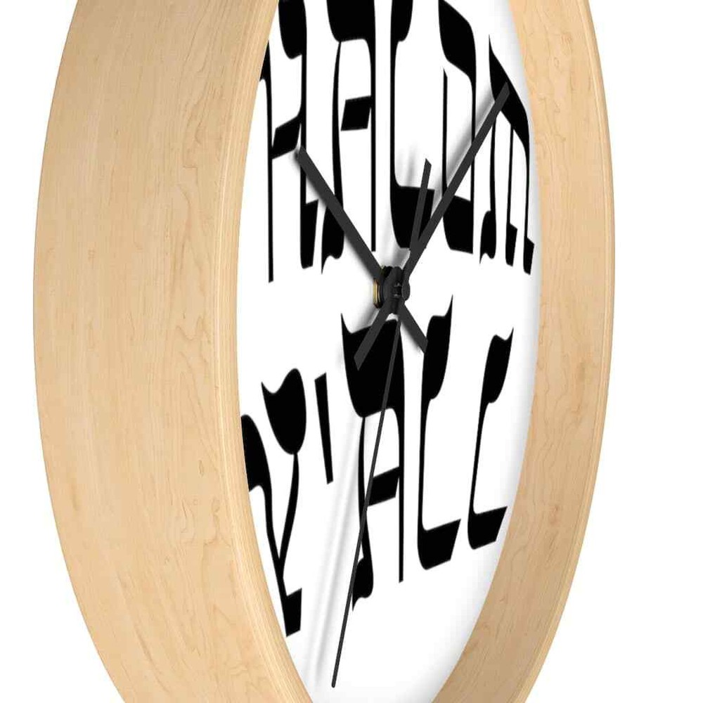 Wall Clock "Shalom Y'all"
