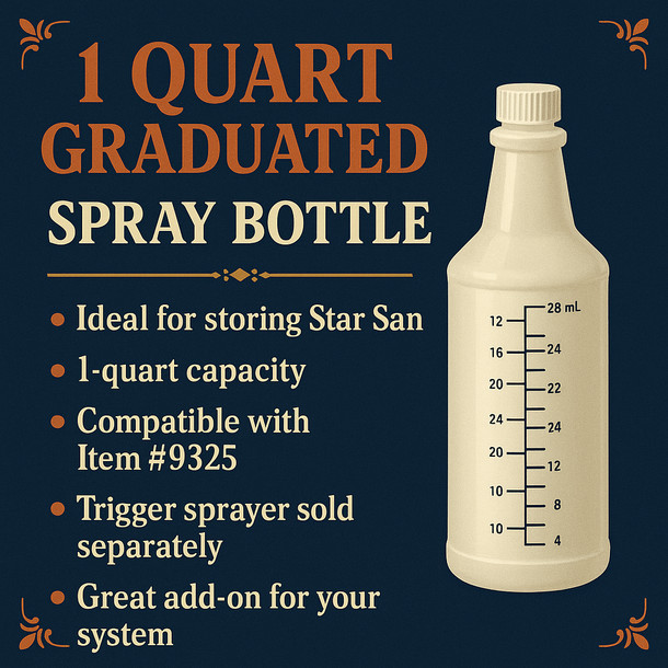 LD Carlson 1 Quart Graduated Spray Bottle