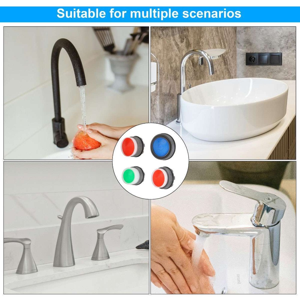12pack Faucet Aerator for Cache Aerators Key Removal Wrench Replace Plug-in Tool