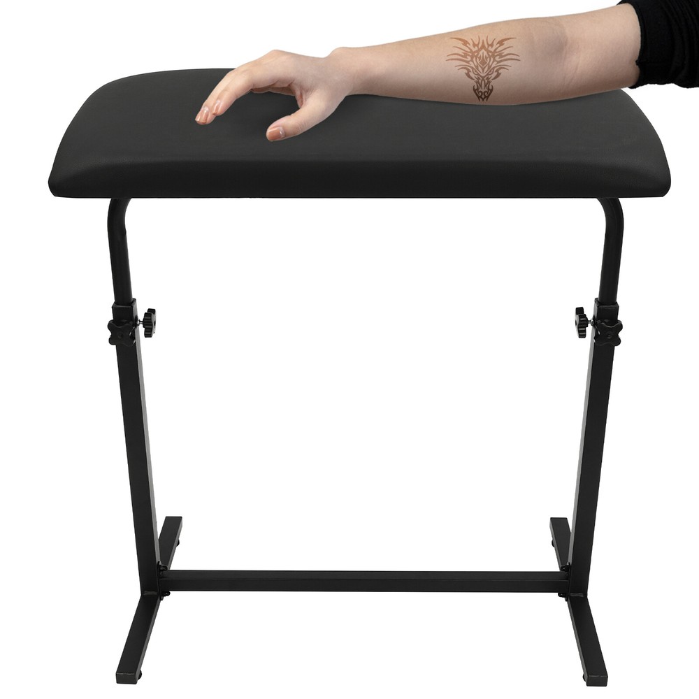 Adjustable Arm Rest Bracket for Tattoo & Salon Use with Thick Sponge Pad
