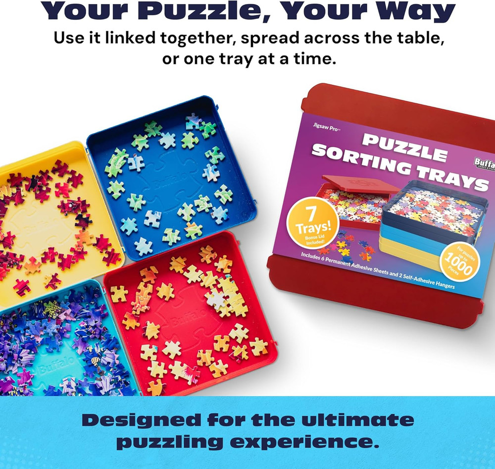 - Puzzle Sorting Trays - 7 Count (Pack of 1)