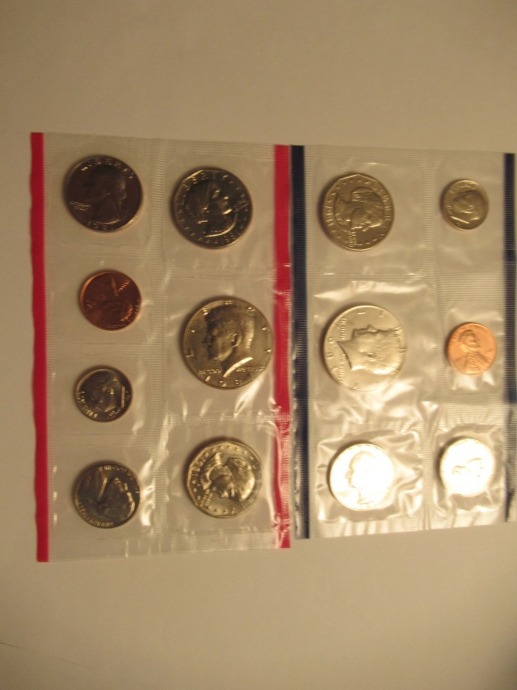 1981 US Mint Uncirculated Set, US Mint Packaging