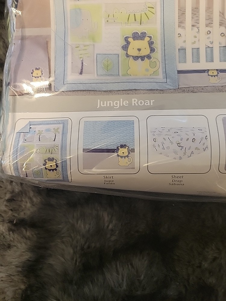 Trend Lab Infant Bedding Crib Set Jungle Roar