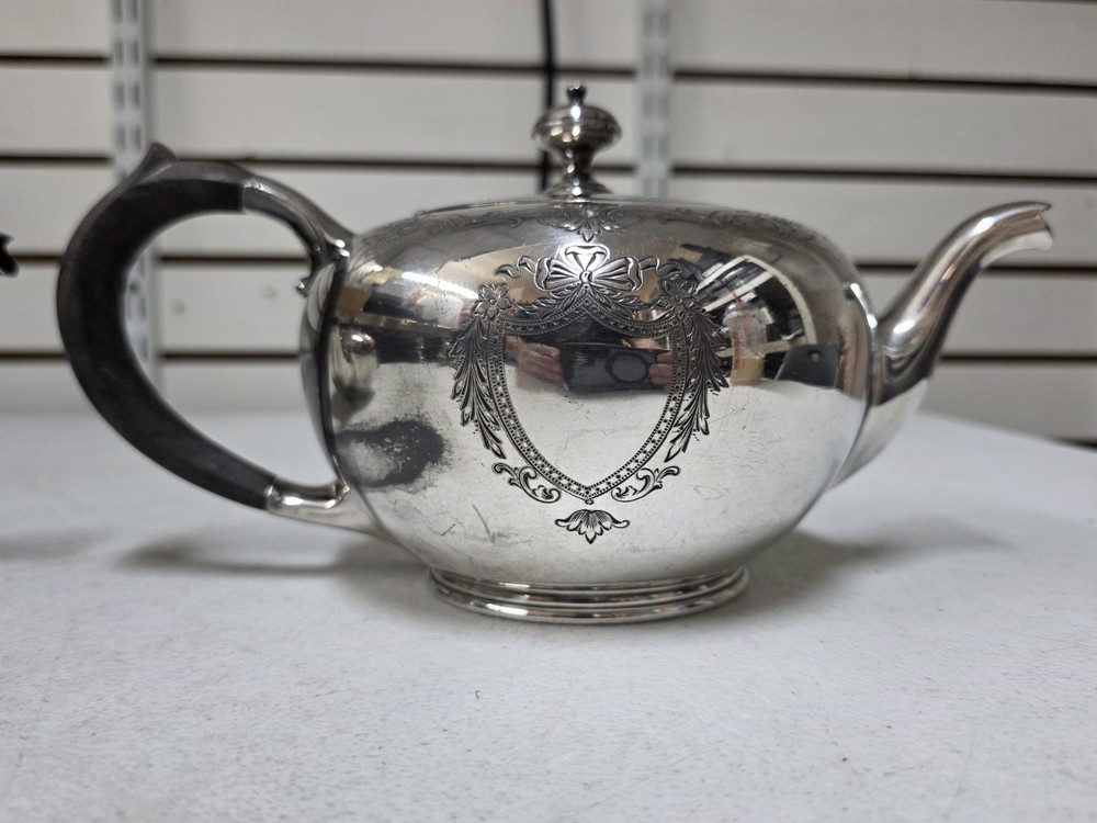 Vintage Silver-Plated Reed & Barton 5-Piece Tea & Coffee Set