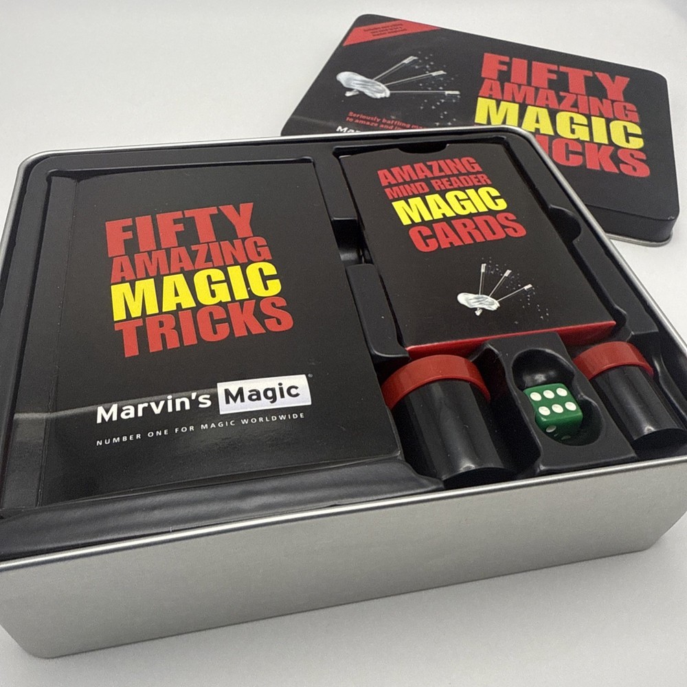 Marvin's Magic Fifty Amazing Magic Tricks Game MMT120
