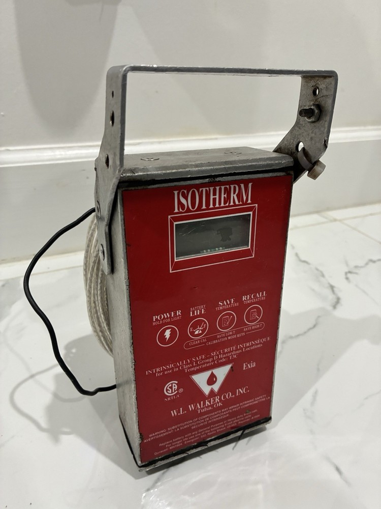 W.L. Walker Isotherm Digital Thermometer With Cable and Probe