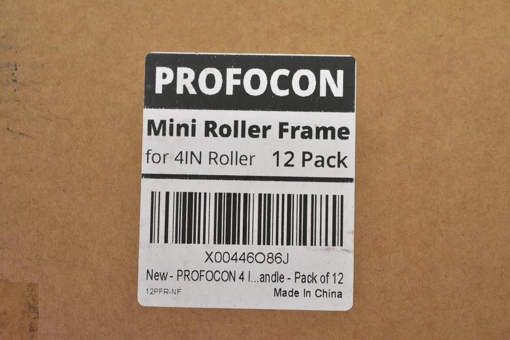 PROFOCON Mini Roller Frame 4IN 12 Pack Paint Roller Frame Set Painting Tool Kit