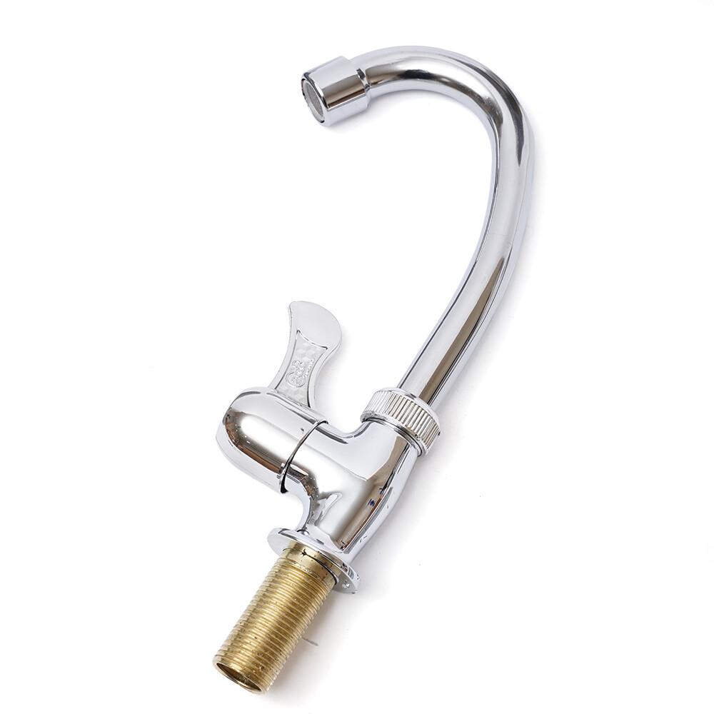 Commercial Kitchen Sink Prep Table w/ Faucet Stainless Steel Single Compartment