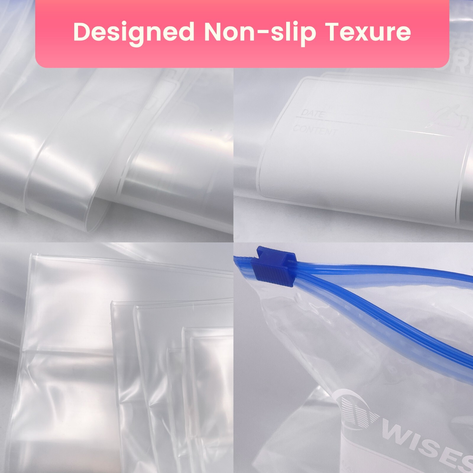 Sandwich Bags, Zip Seal Bag, Slider Bags for Preserve Freshness & Protect Flavor