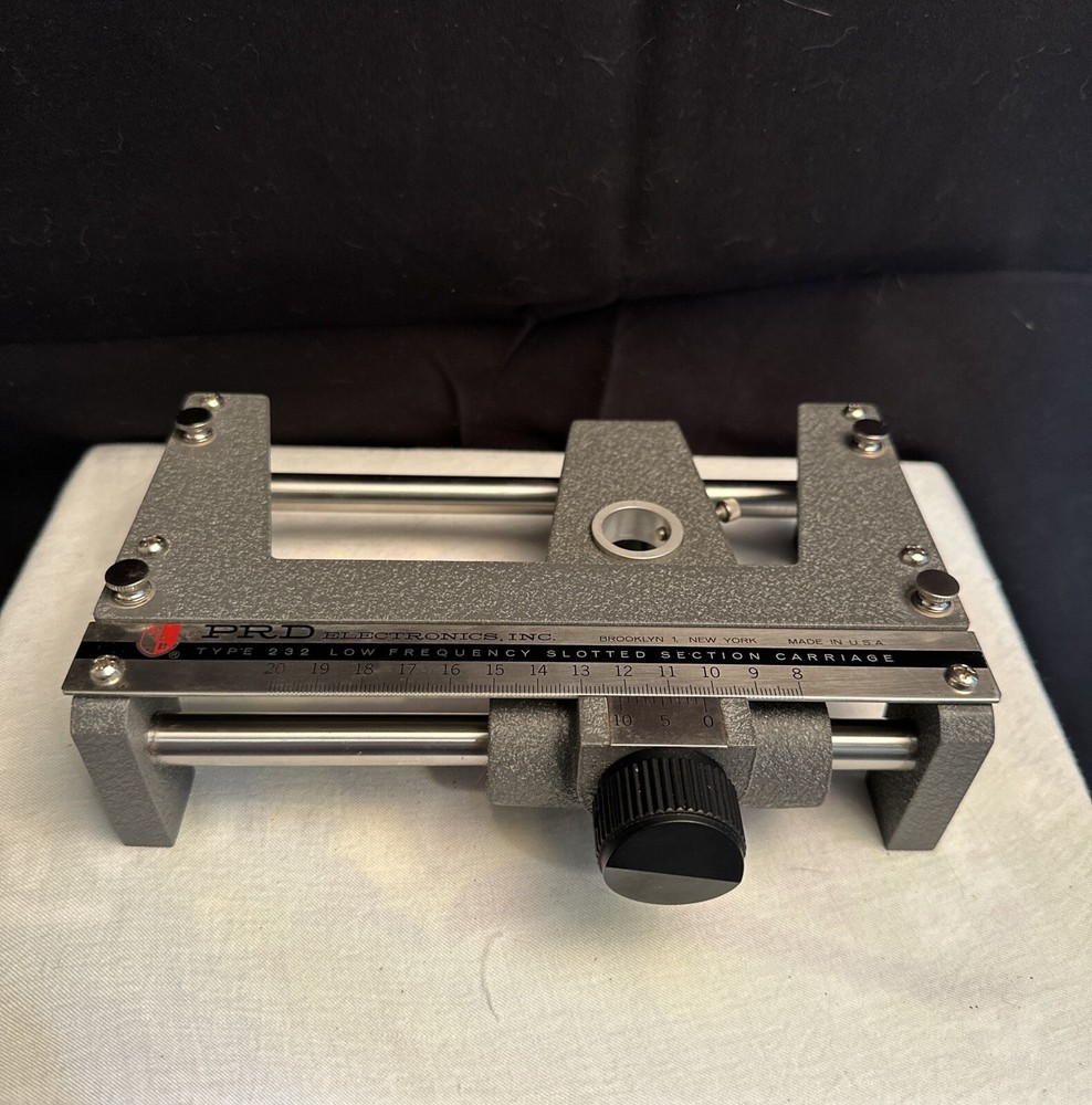 PRD Instrument 232 Low Frequency Slotted Section Carriages277D Attenuation Meter