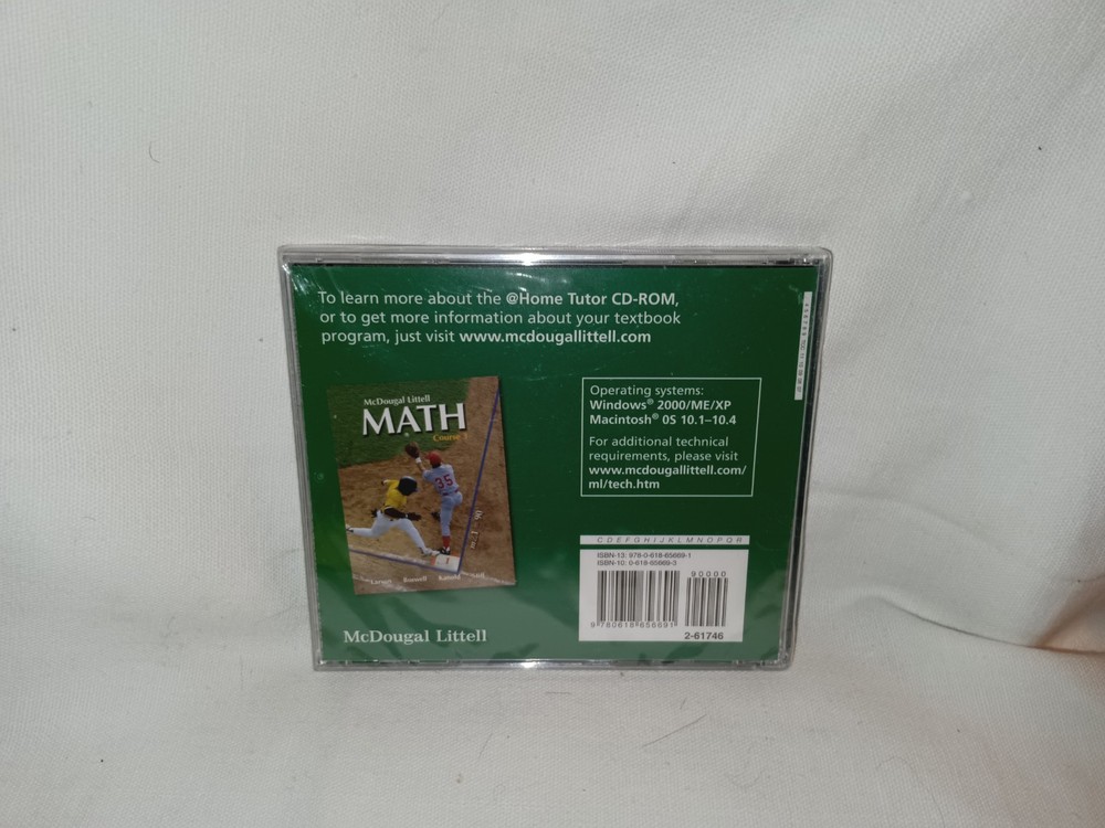 Home Tutor Math Course 3 Cd Rom New