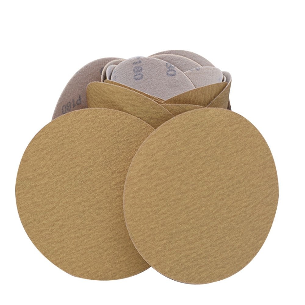 180 Grit NO-Hole 100-Pack 6" Hook Loop Pads Sanding Disc Flocking Discs