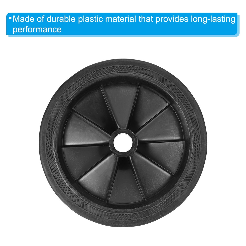 2pcs 5.8" Air Compressor Wheels Universal Air Compressor Wheel Replacement Part