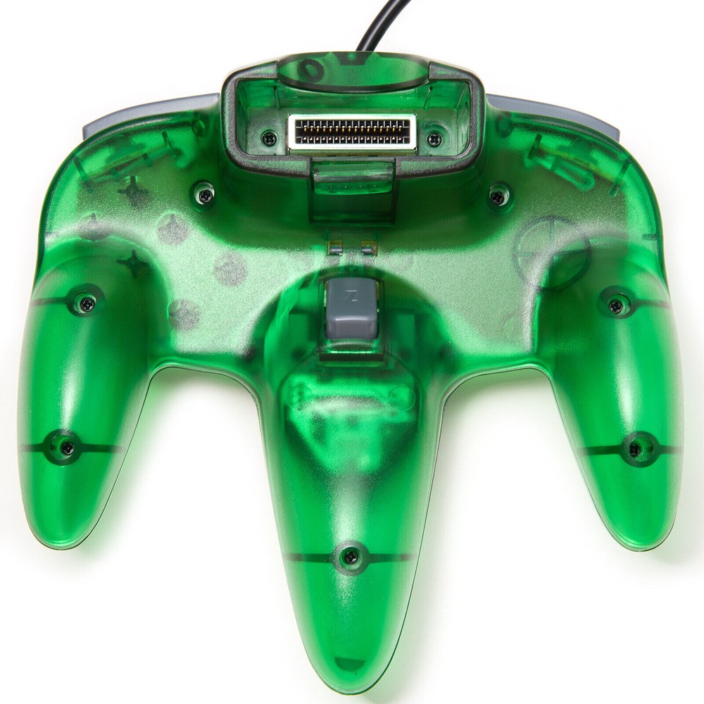 Classic N64 Controller Joystick Remote for N64 VideoGame Gamepad-Clear Green
