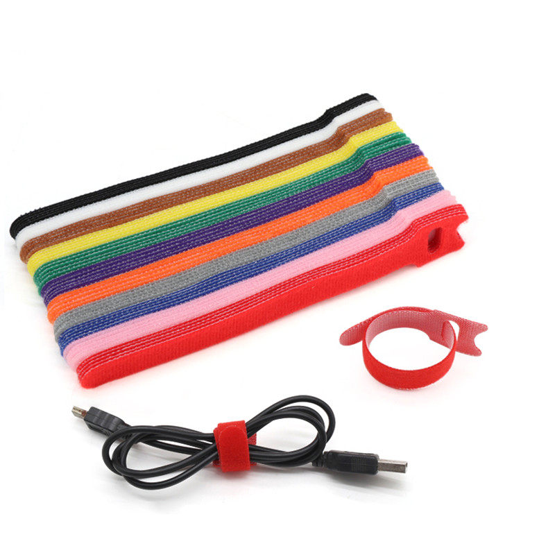 Adjustable Releasable Reusable Hook And Loop Cable Ties, Cable Tidy Strapping