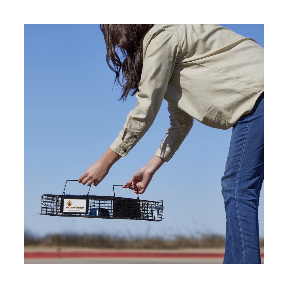 Rugged Ranch Single Chipmunkinator Multi‑Catch Chipmunk Trap, Wire Cage, 1