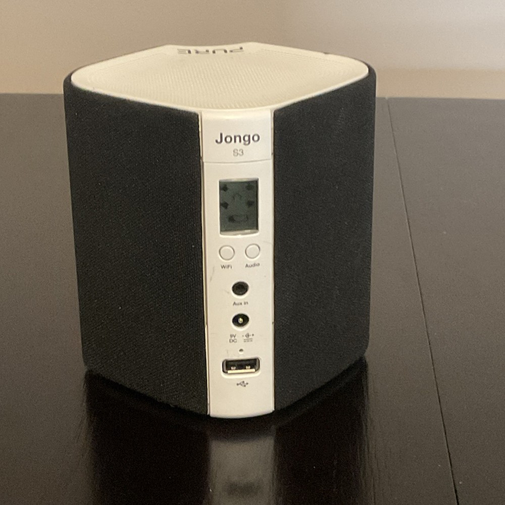PURE JONGO S3 - White Portable Bluetooth S340B Wireless Speaker
