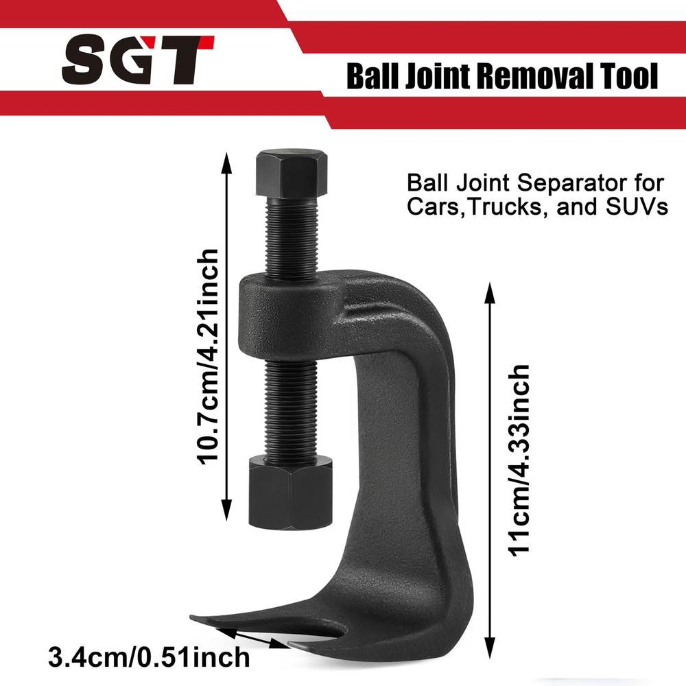 SGT Ball Joint Separator, Universal Ball Joint Puller with Lower Control Arm ...