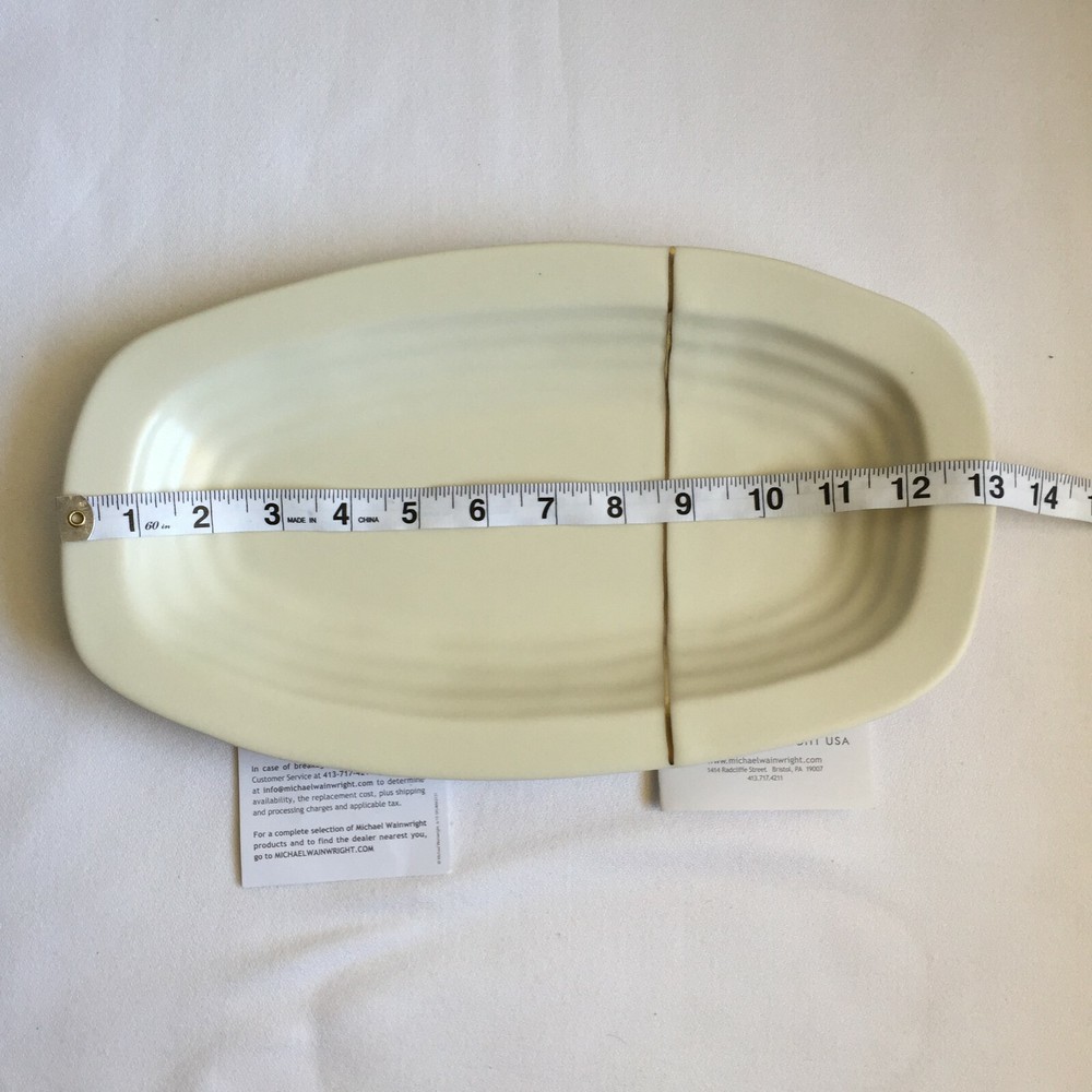 Michael Wainwright Mezza Hors D’oeurve Tray Stoneware Free Shipping