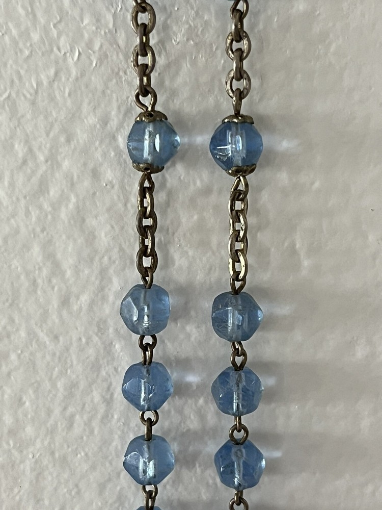 VTG Mid Century Beaded Rosary ITALY