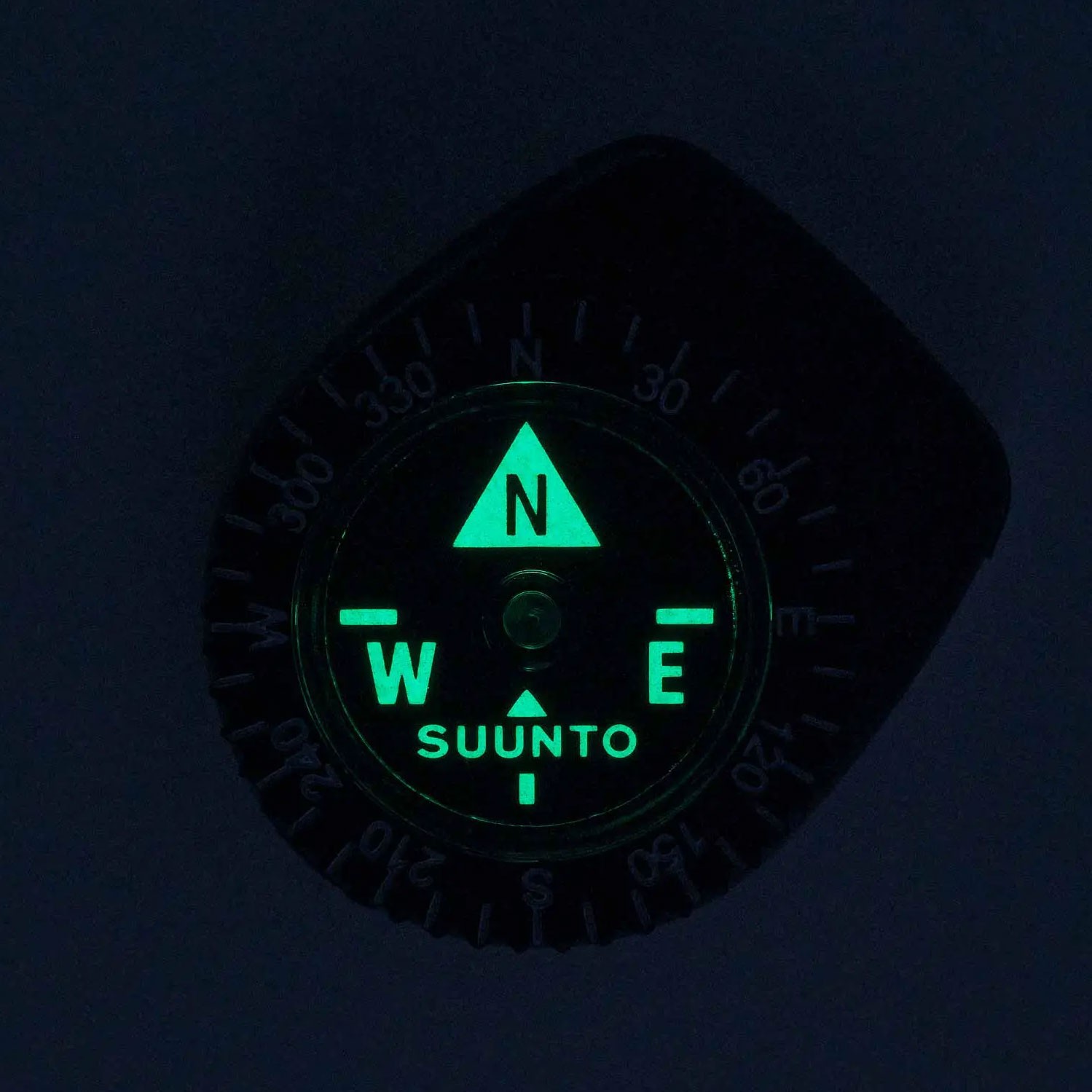 SUUNTO Clipper L/B NH Compass Clips to Watch Band w/ Liquid-Filled Jewel Bearing