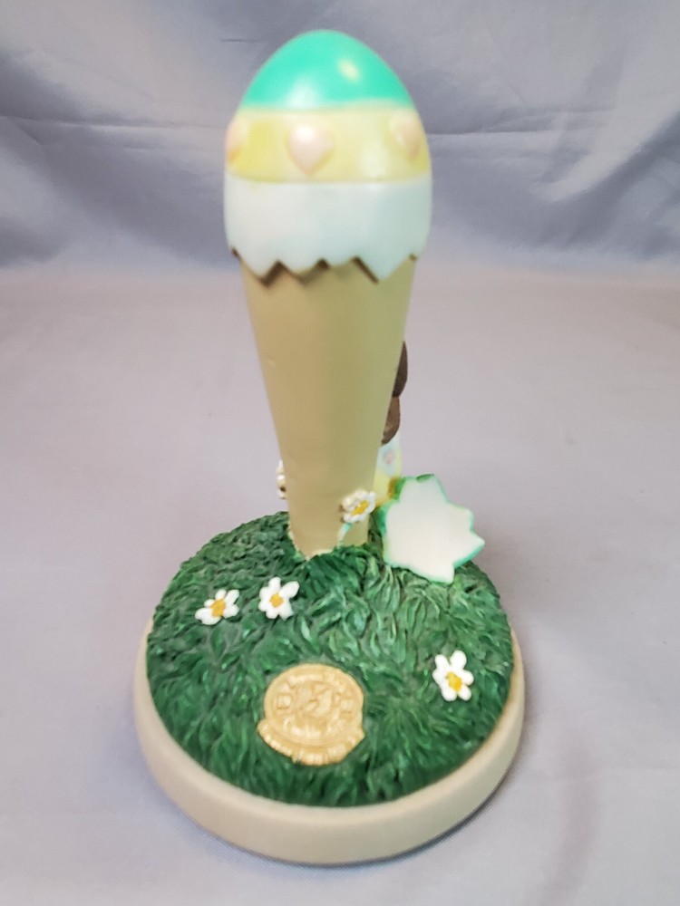 Brown Bag Cookie Press Stamp Easter Bunny Easter Egg #22 1997 Figurine