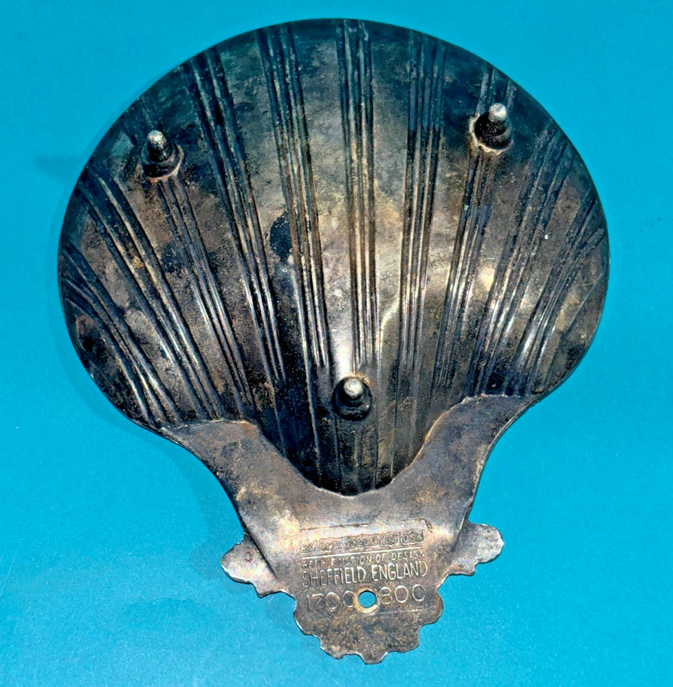Vintage Sheffield England 1700-1800 Shell Wall Pocket RF Inc USA Made
