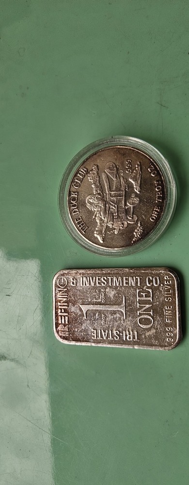 2x Vintage Silver Divisible Coins