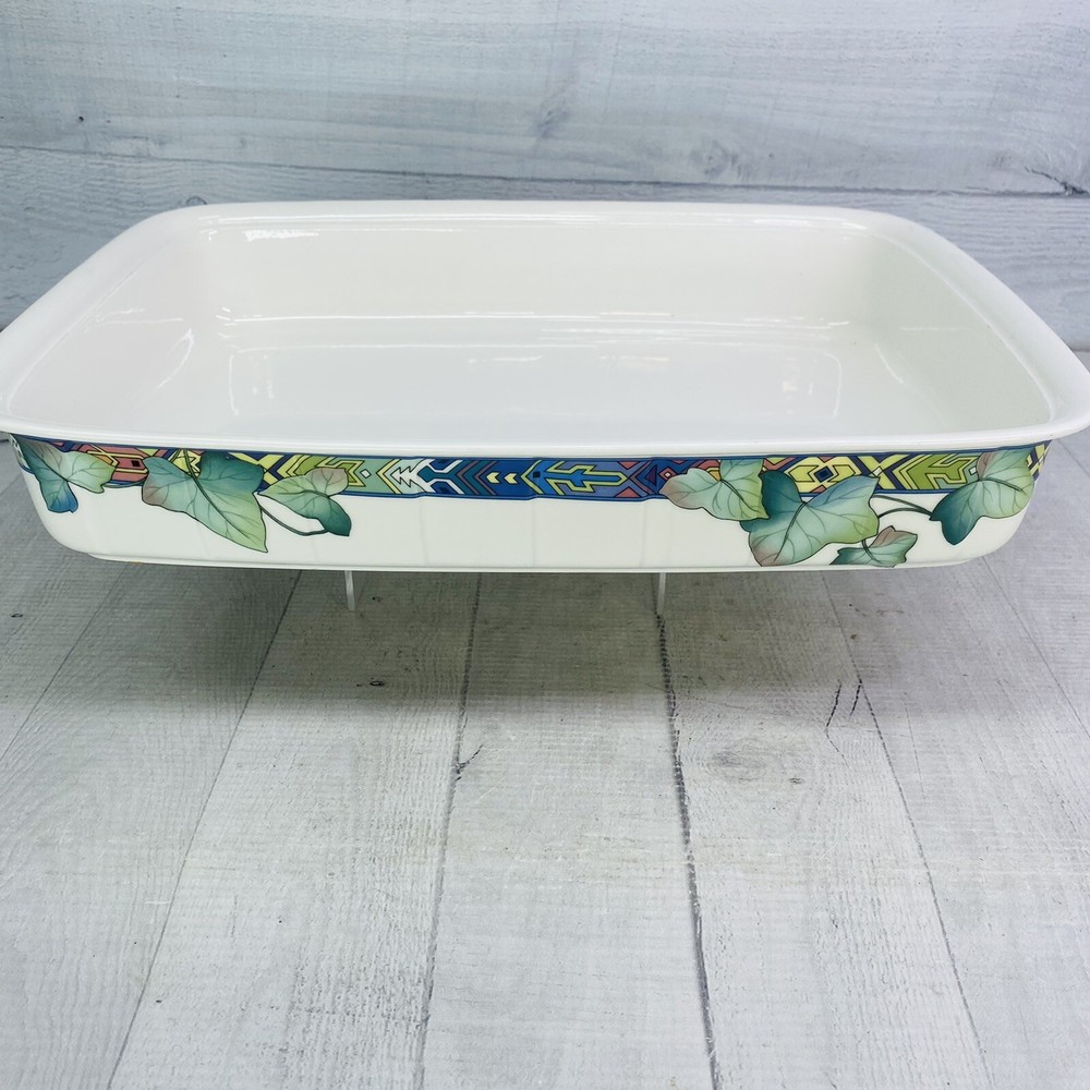 Villeroy & Boch PASADENA Germany 14" Rectangular Lasagna Baker Baking Dish Pan