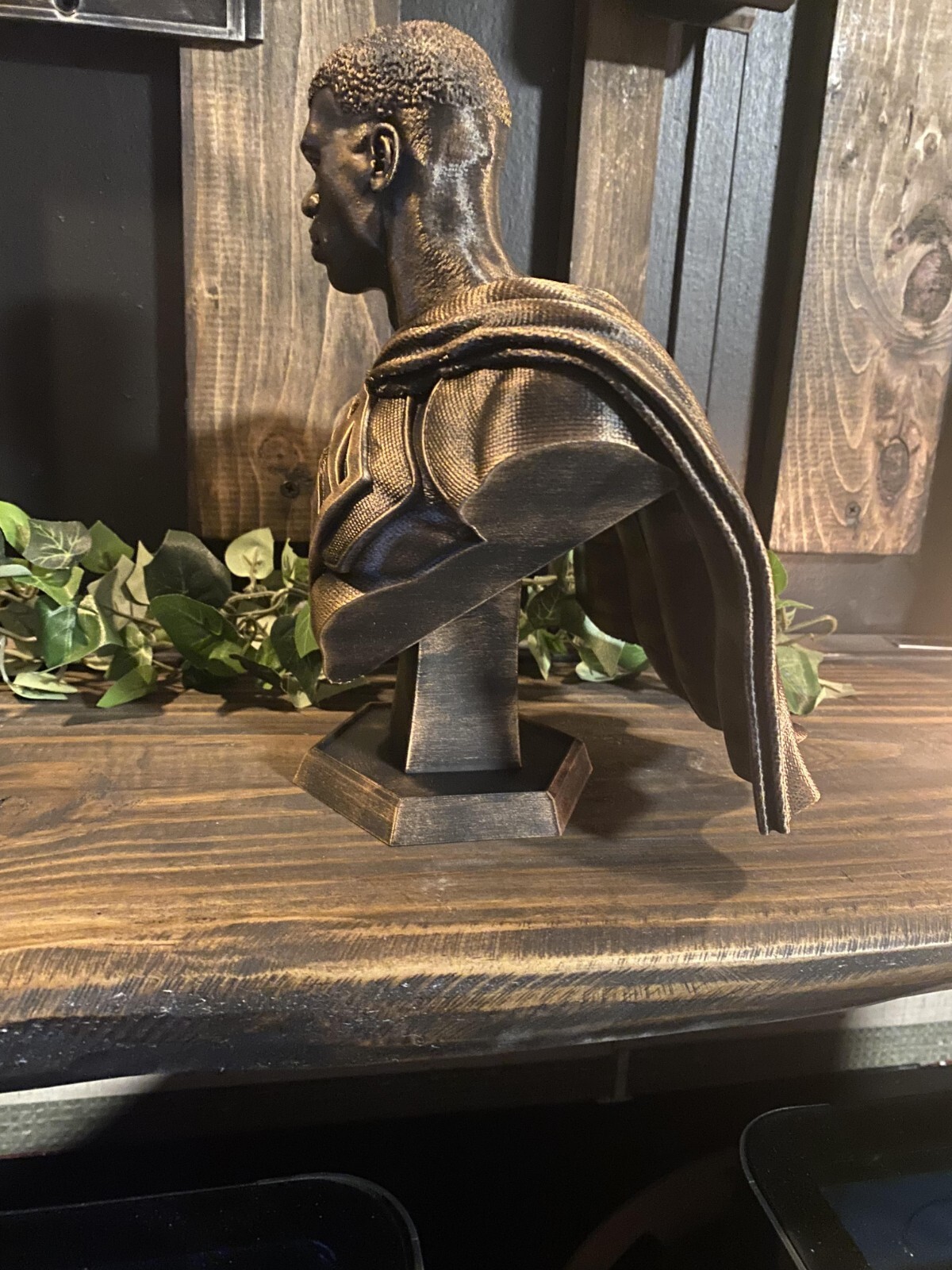 VAL ZOD STATUE BLACK SUPERMAN