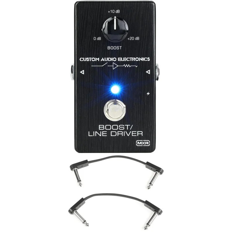 MXR MC401 CAE Boost/Line Driver Pedal with EBS Patch Cables