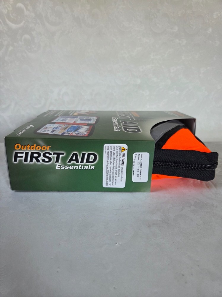 NEW, UNOPENED, "OUTDOOR FIRST AID ESSENTIALS" KIT
