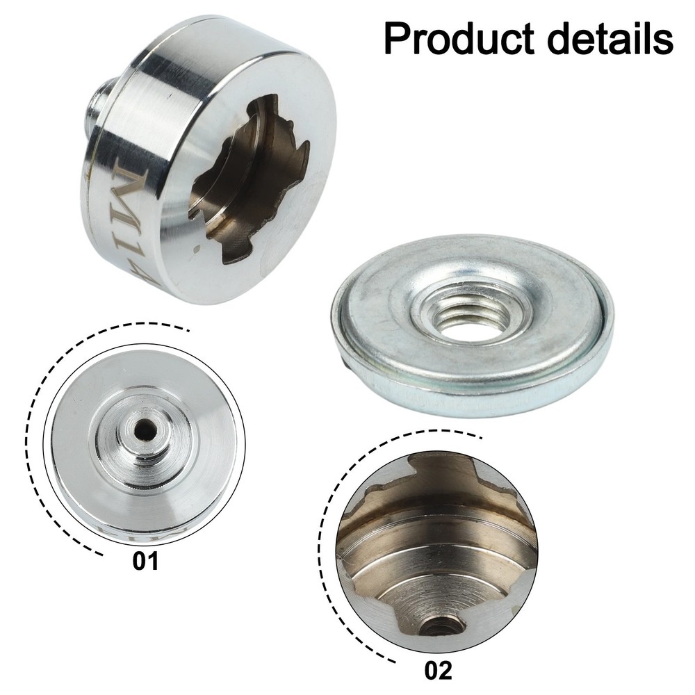 2 Piece Screw Adapter Set for Angle Grinder XLOCK Thread Compatibility