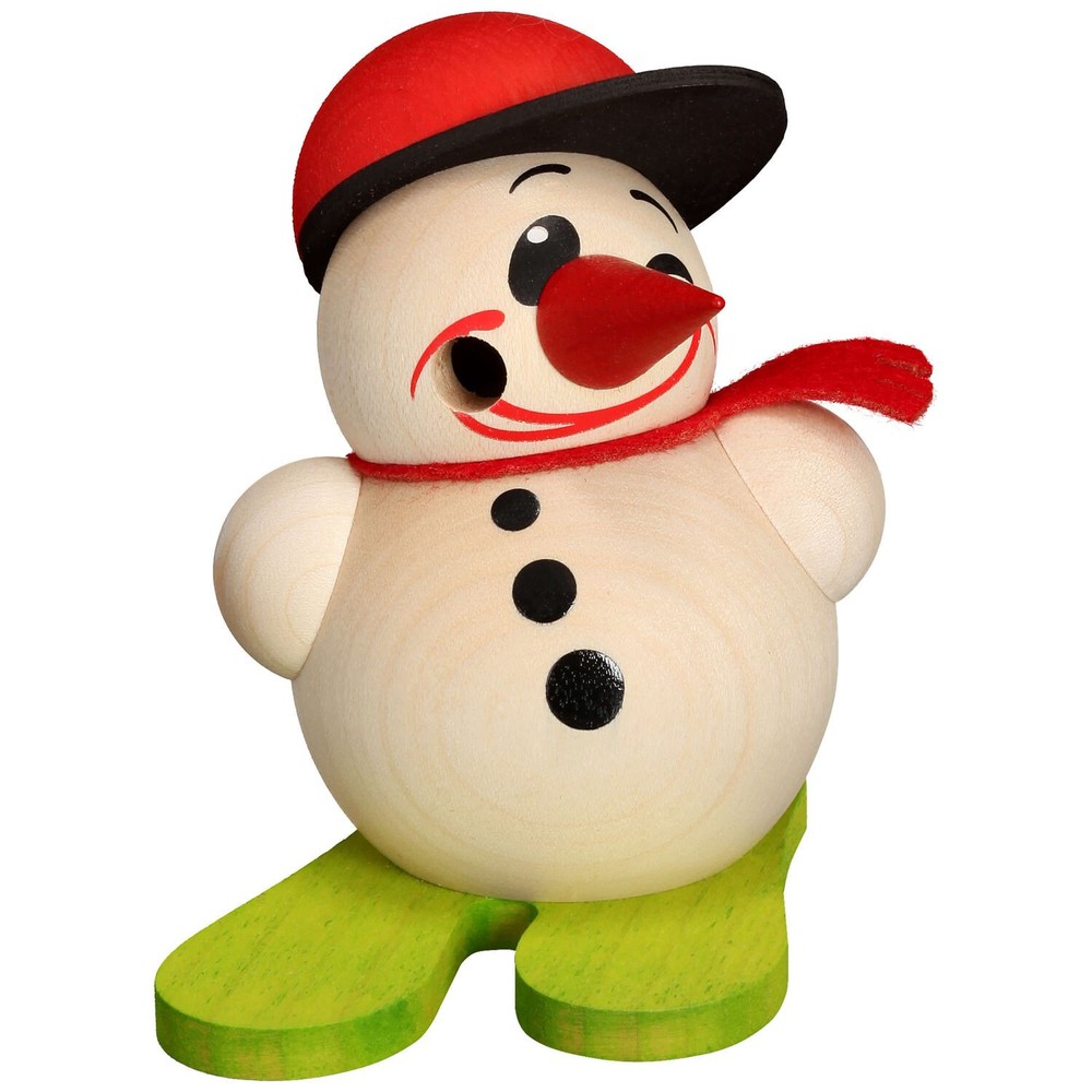 Happy MINI Snowman German Smoker