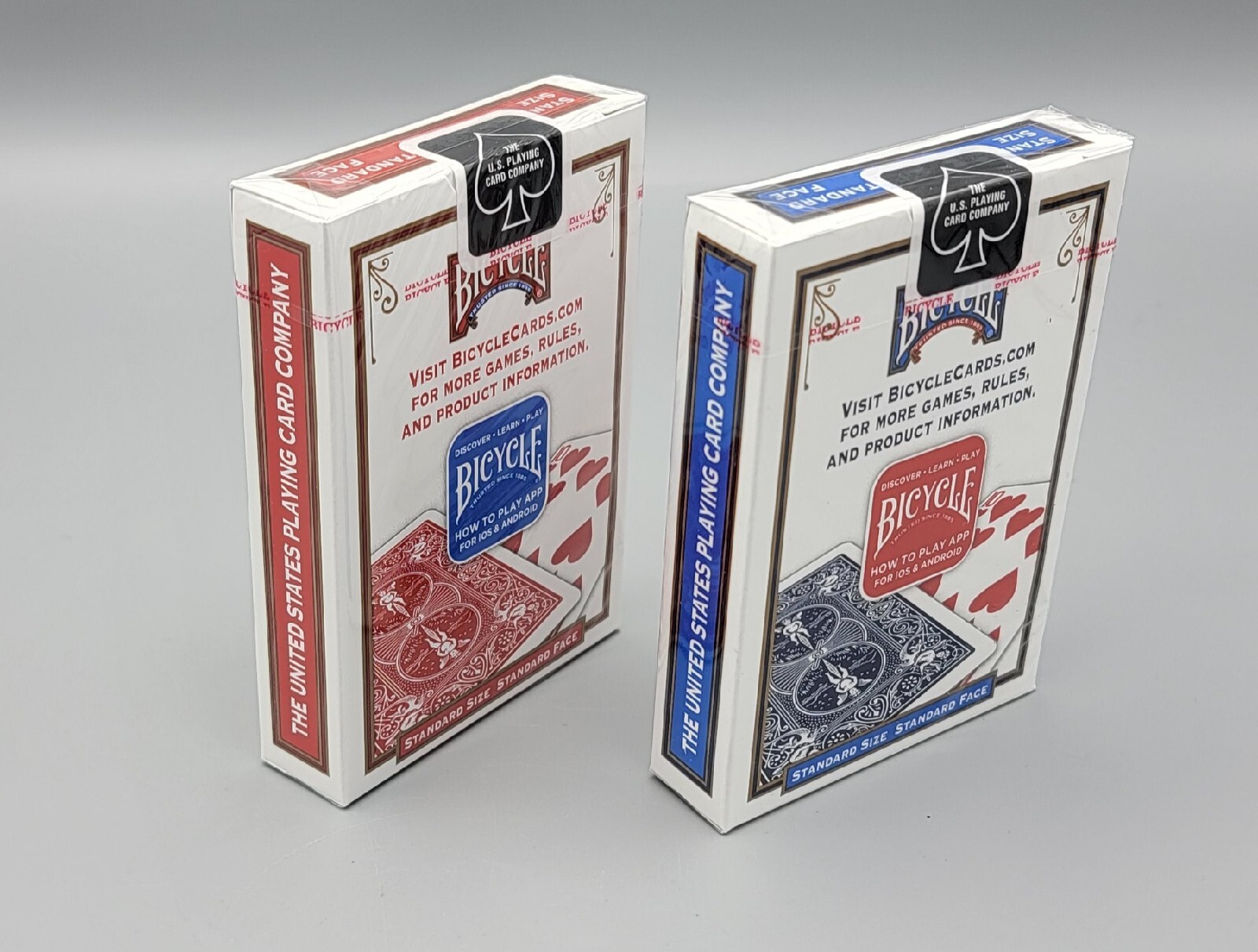 (2 Decks) Bicycle Standard Playing Cards Red/Blue [New & Sealed]