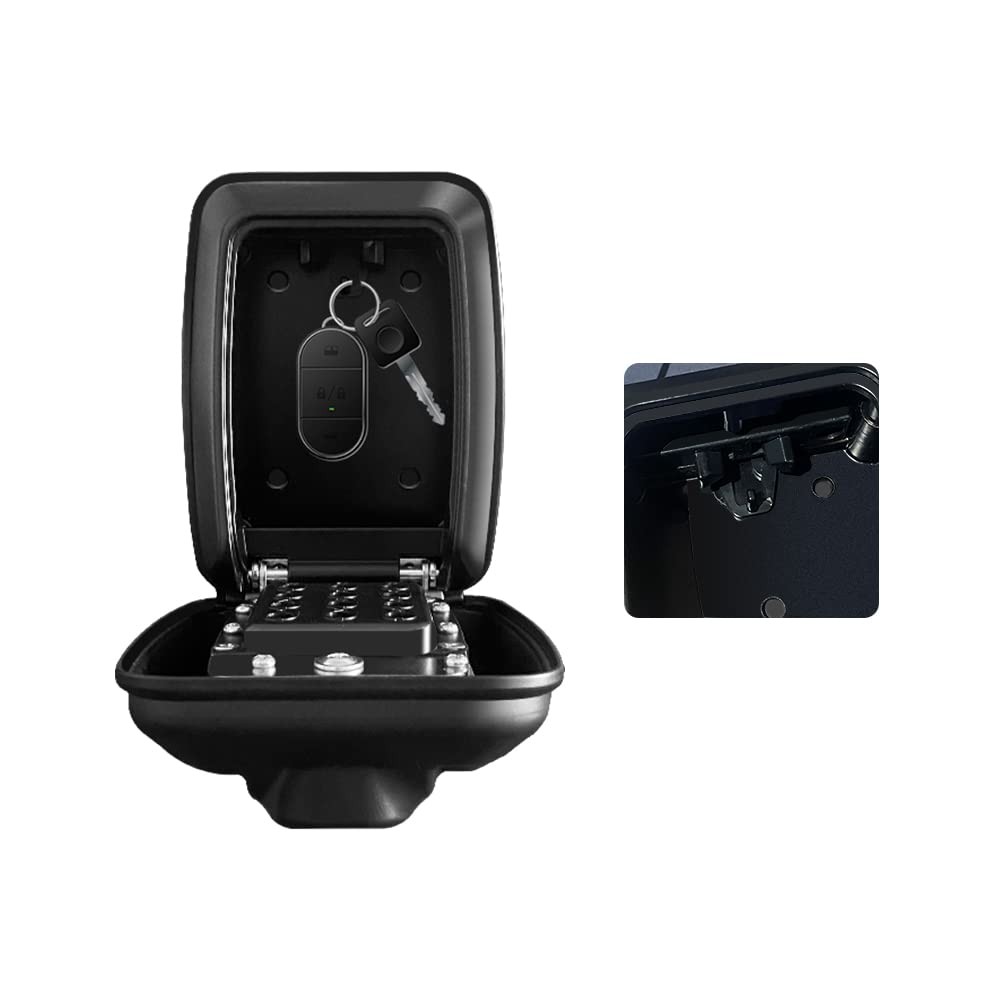 -G14 4 Digit Combination Storage Wall Mount House Key Lock Box,Push Button Lo...