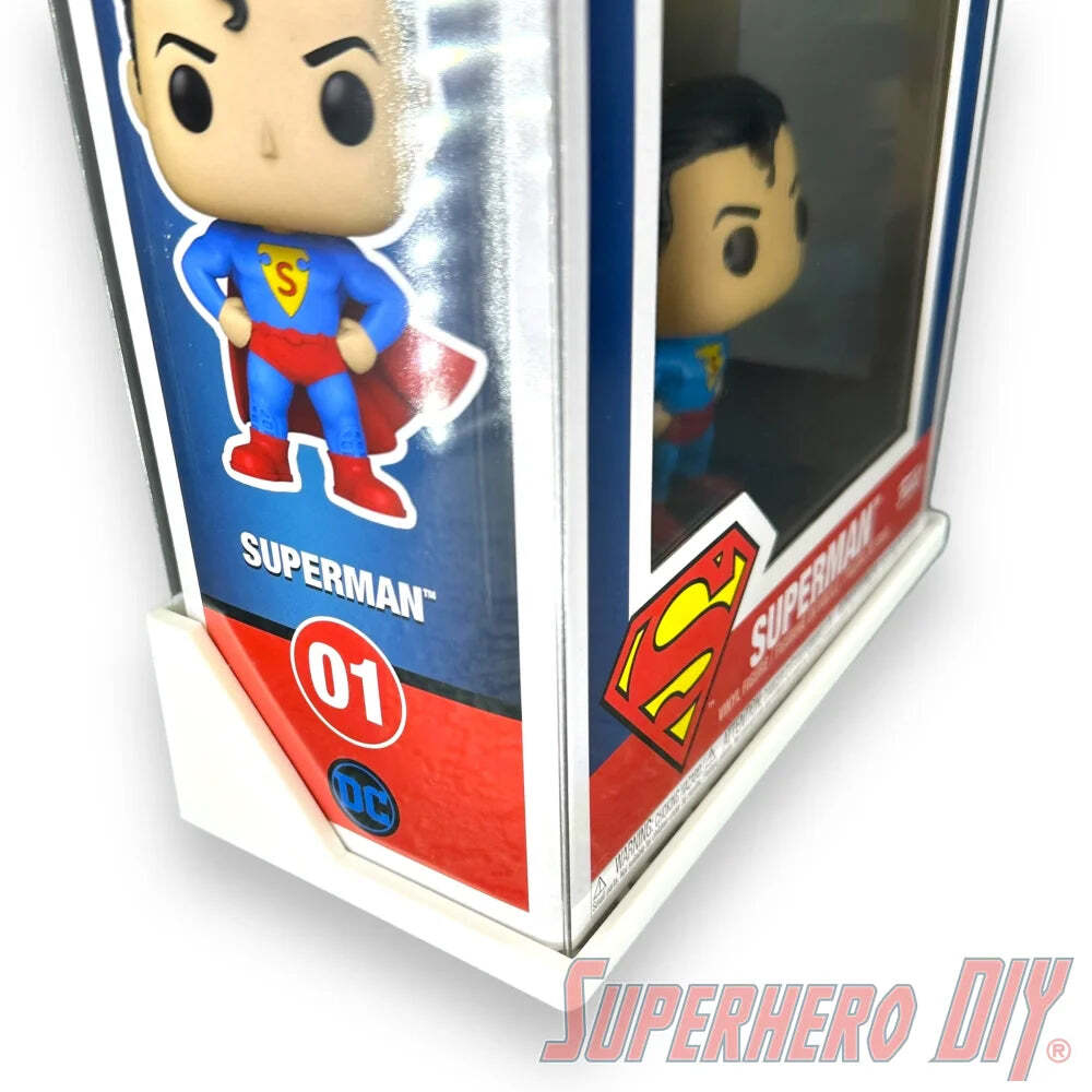 Pop Comic Covers Floating Shelf | Fits Comic Funko Pop Box | Includes screws