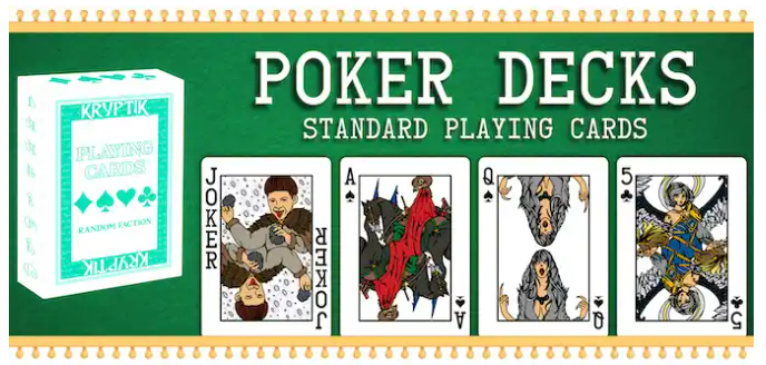 Kryptik TCG Poker Card Deck Kickstarter Pre-Order