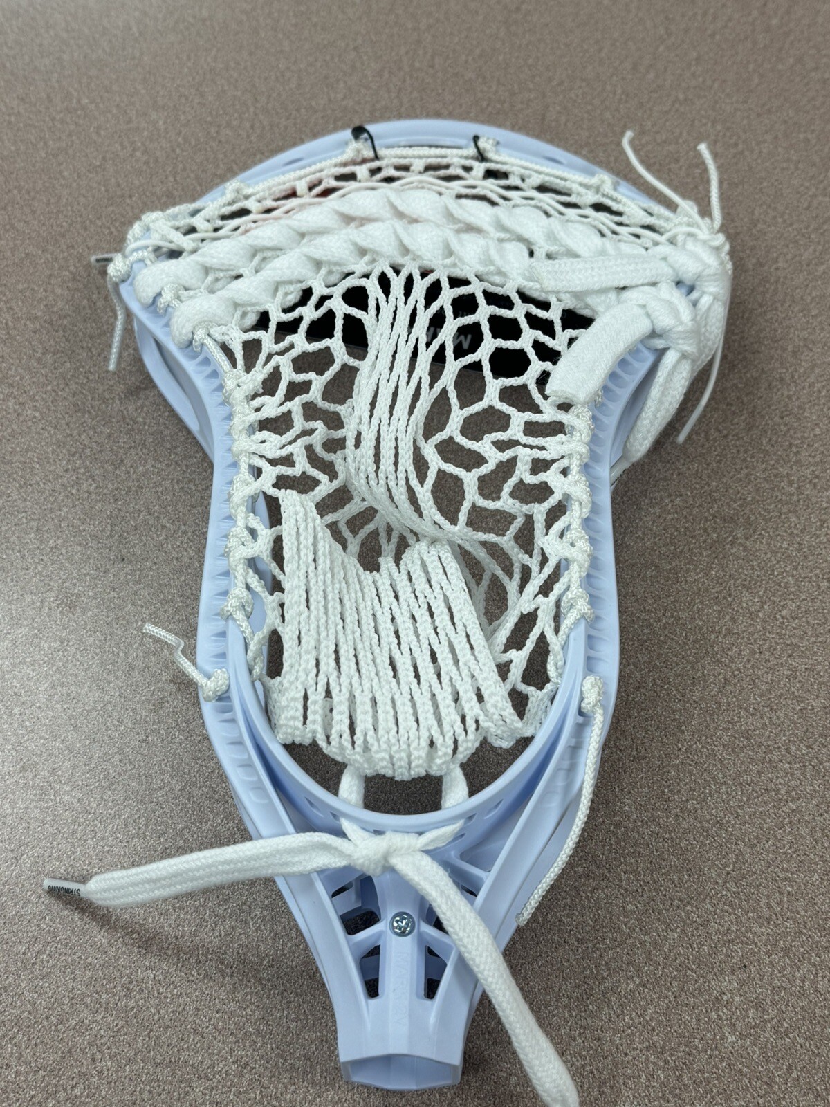 StringKing Mark 2V STRUNG Lacrosse Head - WHITE **NEW**
