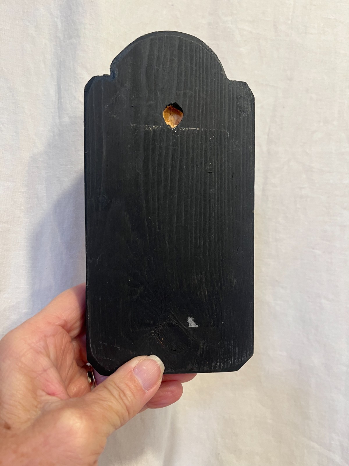 Handcrafted San Pasqual, Patron Saint of Cooks, Wood Retablo, 7" x 3.5"