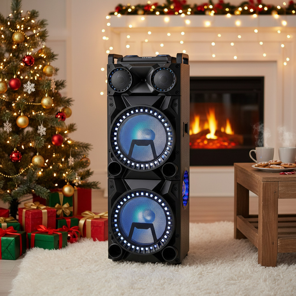 18500W Portable Bluetooth Speaker Sub woofer Heavy Bass Sound Party System w/Mic