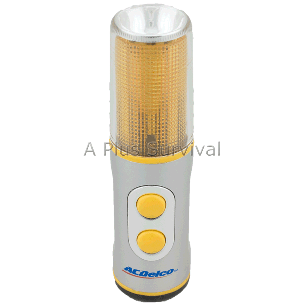 AC Delco Strobe Light with Flashlight Camping Survival Emergency Disaster Kits