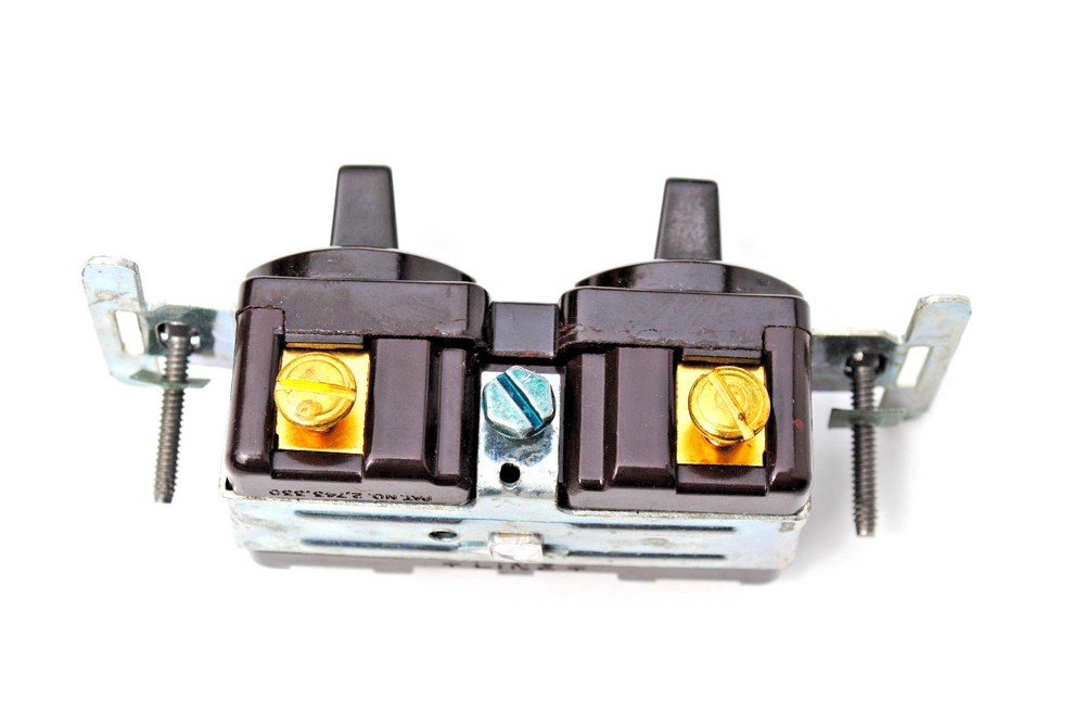 GE # 7941-1 Brown Combination Switch One Single Pole & One Three Way Switch 15A