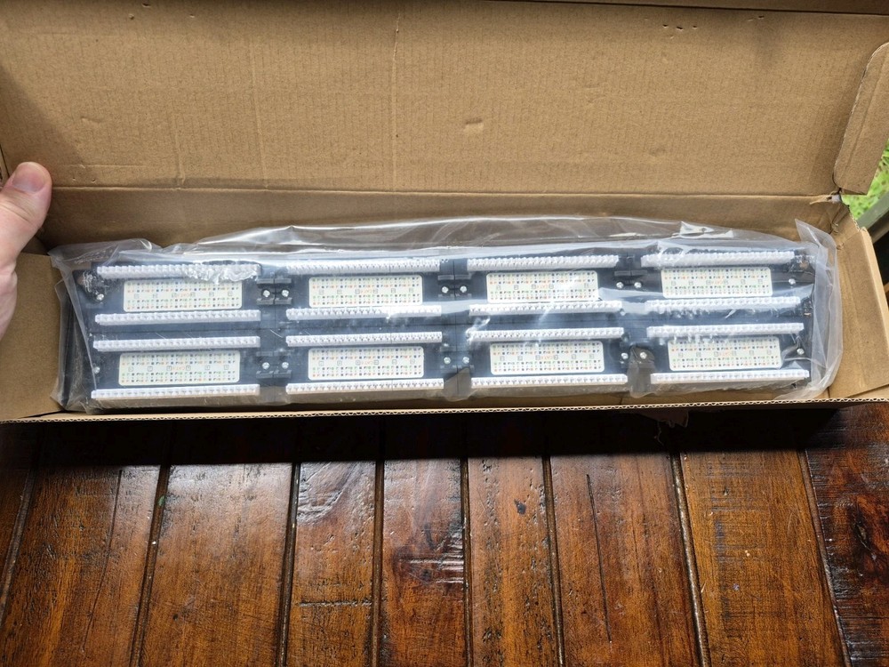 Rapink Patch Panel 48 Port Cat6 10G Support, Network Patch Panel 10 gig