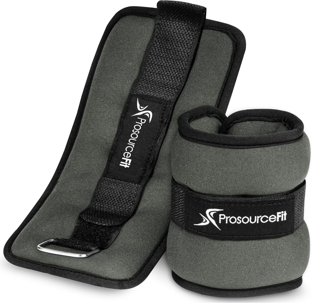 Prosourcefit 2 lb Adjustable Ankle/Wrist Weights - Perfect for Strength Training