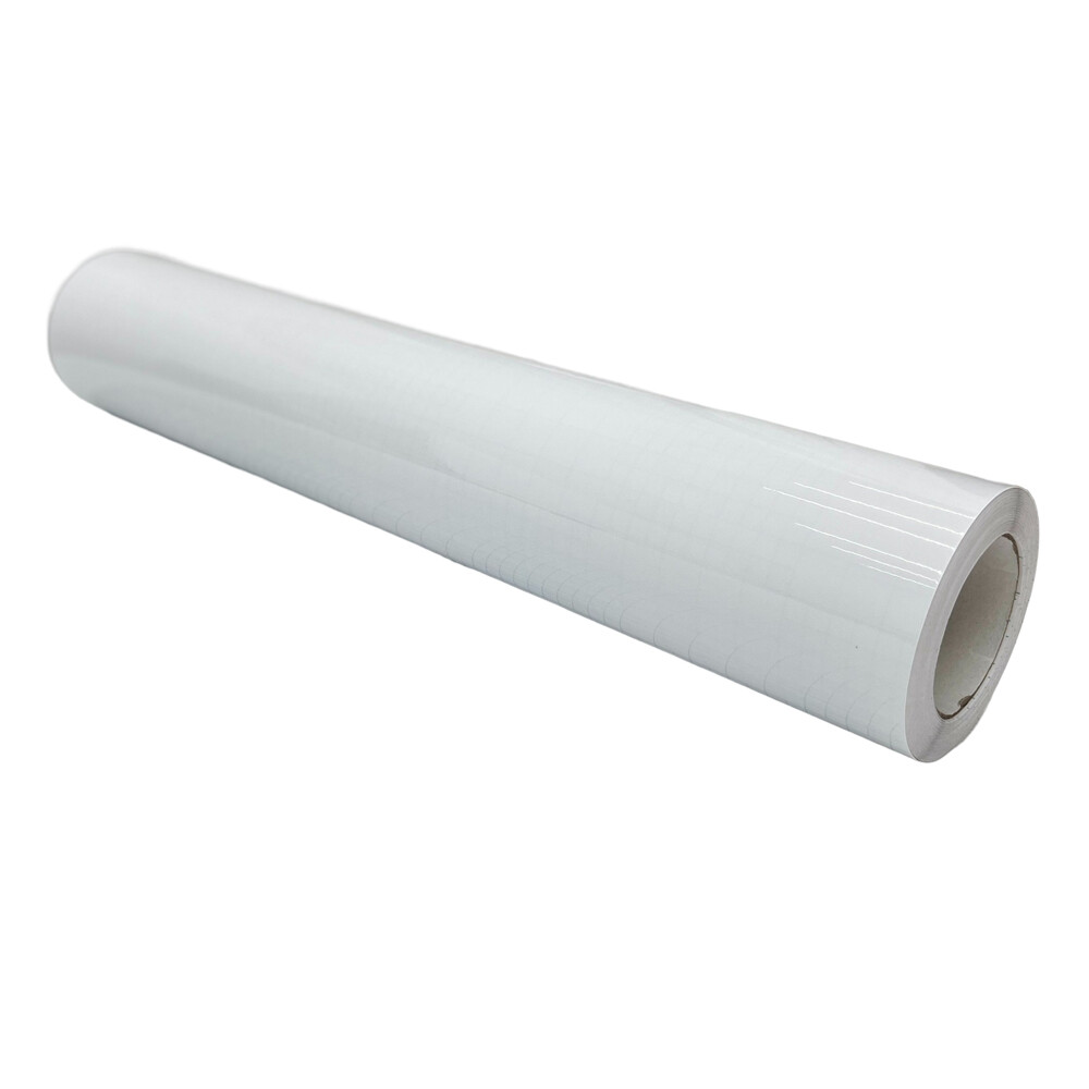 1102x25In (0.63x31yards) 3mil Glossy UV Luster Vinyl Cold Laminating Film New