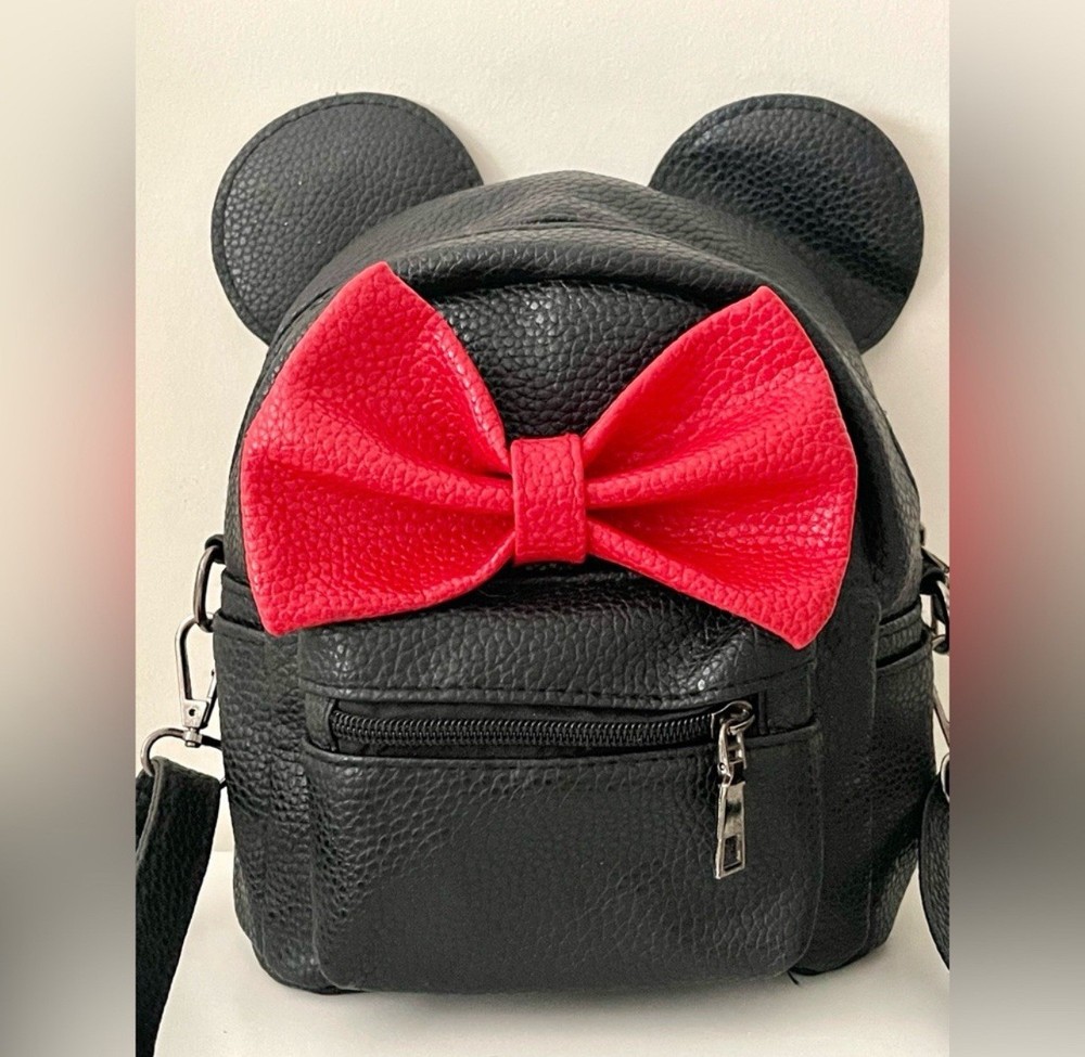 Mickey Mouse Vegan Leather Small Backpack