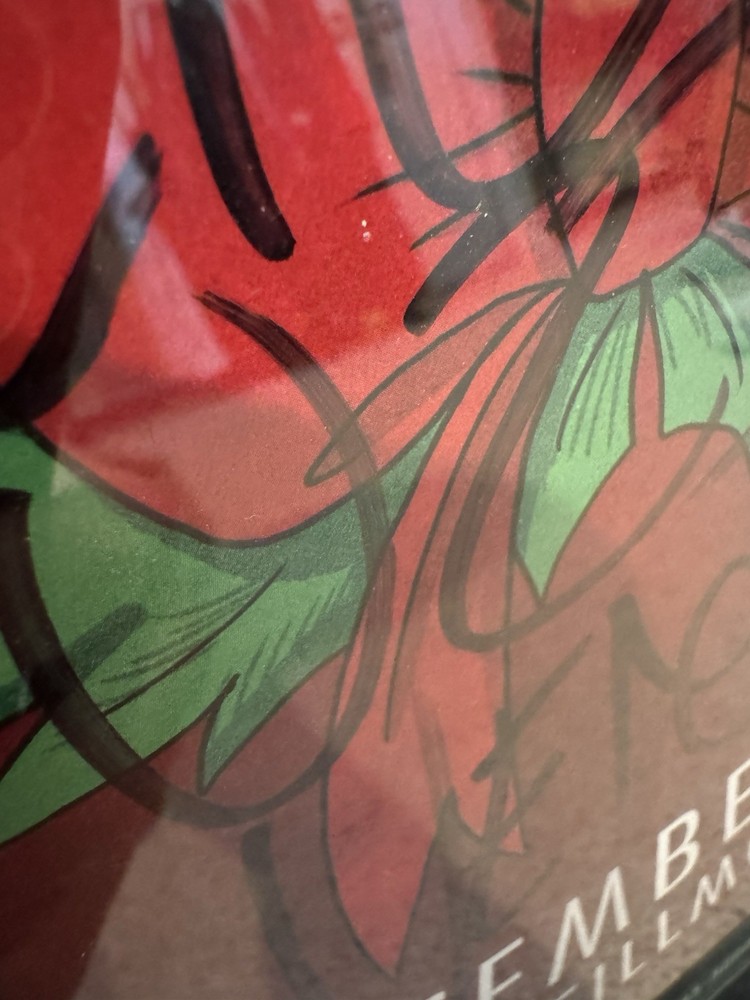 Lil Uzi Vert Autographed 11x17 Concert Poster 2017 Chipmunks Fillmore Framed