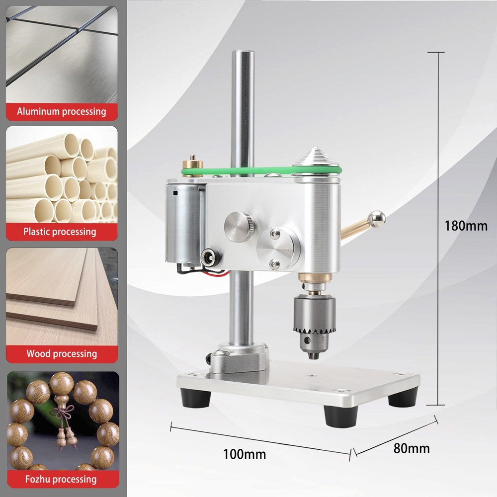 Mini Drill Press Precision CNC Table Milling Machine Portable Benchtop Driller